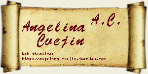 Angelina Cvejin vizit kartica
